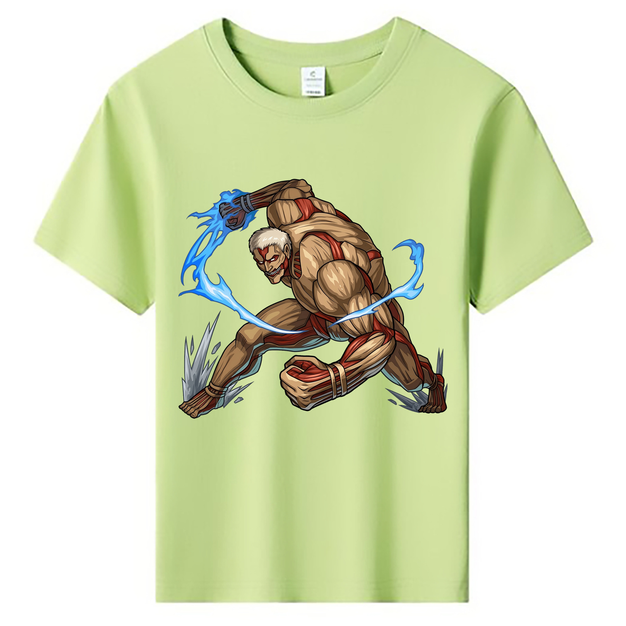 （画像用） 進撃の巨人 Attack on Titan 綿100％キッズTシャツ（フロントプリント）